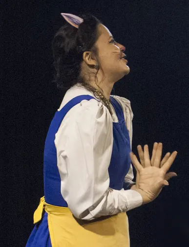 Sandra San Lucas en obra teatral, El Extraño mundo de Jack, La Carpa de la Luna